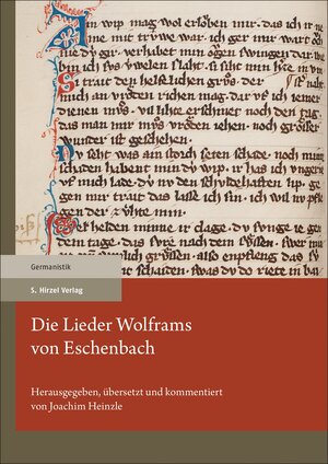 Buchcover Die Lieder Wolframs von Eschenbach  | EAN 9783777630014 | ISBN 3-7776-3001-2 | ISBN 978-3-7776-3001-4