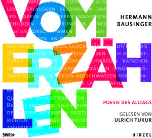 Buchcover Vom Erzählen | Hermann Bausinger | EAN 9783777631790 | ISBN 3-7776-3179-5 | ISBN 978-3-7776-3179-0