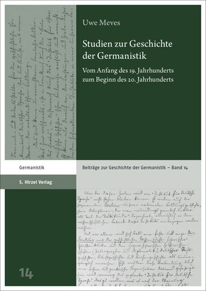 Buchcover Studien zur Geschichte der Germanistik | Uwe Meves | EAN 9783777635415 | ISBN 3-7776-3541-3 | ISBN 978-3-7776-3541-5