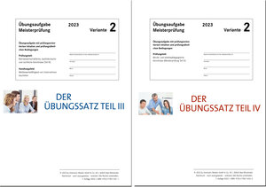 Buchcover Das Übungspaket Teile III + IV - Variante 2 | Dr.Lothar Semper | EAN 9783778316450 | ISBN 3-7783-1645-1 | ISBN 978-3-7783-1645-0