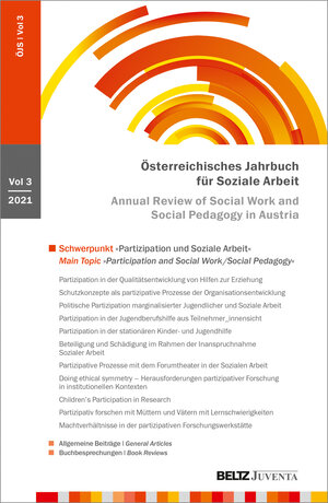 Buchcover Österreichisches Jahrbuch für Soziale Arbeit (ÖJS) 2021  | EAN 9783779926719 | ISBN 3-7799-2671-7 | ISBN 978-3-7799-2671-9