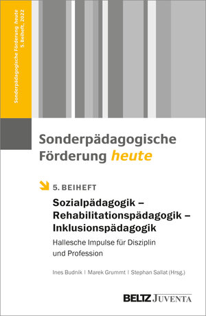 Buchcover Sonderpädagogik – Rehabilitationspädagogik – Inklusionspädagogik  | EAN 9783779968689 | ISBN 3-7799-6868-1 | ISBN 978-3-7799-6868-9