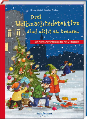 Buchcover Drei Weihnachtsdetektive sind nicht zu bremsen. Ein Krimi-Adventskalender mit 24 Rätseln | Kristin Lückel | EAN 9783780609441 | ISBN 3-7806-0944-4 | ISBN 978-3-7806-0944-1