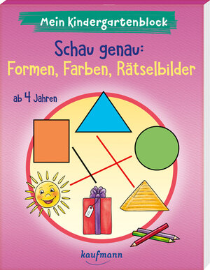 Buchcover Mein Kindergartenblock - Schau genau: Formen, Farben, Rätselbilder | Kristin Lückel | EAN 9783780664808 | ISBN 3-7806-6480-1 | ISBN 978-3-7806-6480-8