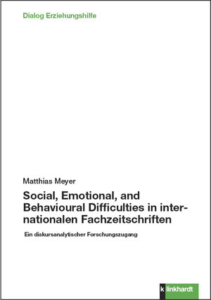 Buchcover Social, Emotional, and Behavioural Difficulties in internationalen Fachzeitschriften | Matthias Meyer | EAN 9783781523982 | ISBN 3-7815-2398-5 | ISBN 978-3-7815-2398-2