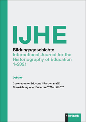 Buchcover IJHE Bildungsgeschichte  | EAN 9783781558755 | ISBN 3-7815-5875-4 | ISBN 978-3-7815-5875-5