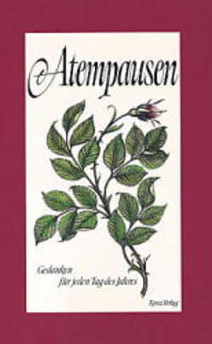 Buchcover Atempausen  | EAN 9783783105162 | ISBN 3-7831-0516-1 | ISBN 978-3-7831-0516-2