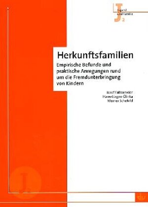 Buchcover Herkunftsfamilien | Josef Faltermeier | EAN 9783784117300 | ISBN 3-7841-1730-9 | ISBN 978-3-7841-1730-0