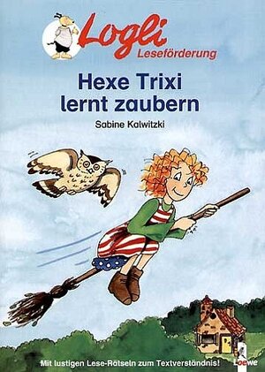 Leseförderung. Hexe Trixi lernt zaubern