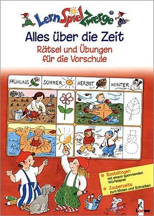 Rätsel und Übungen für die Vorschule. Alles über die Zeit. Übungsheft