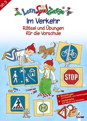 LernSpielZwerge Übungshefte: Im Verkehr - Rätsel und Übungen für die Vorschule