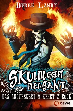 Buchcover Skulduggery Pleasant (Band 2) - Das Groteskerium kehrt zurück | Derek Landy | EAN 9783785573631 | ISBN 3-7855-7363-4 | ISBN 978-3-7855-7363-1