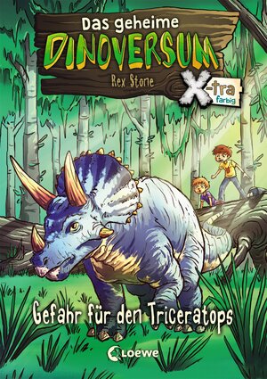 Buchcover Das geheime Dinoversum Xtra (Band 2) - Gefahr für den Triceratops | Rex Stone | EAN 9783785587836 | ISBN 3-7855-8783-X | ISBN 978-3-7855-8783-6