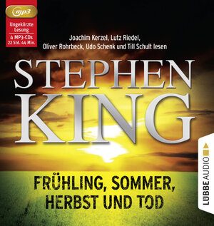 Buchcover Frühling, Sommer, Herbst und Tod | Stephen King | EAN 9783785756577 | ISBN 3-7857-5657-7 | ISBN 978-3-7857-5657-7