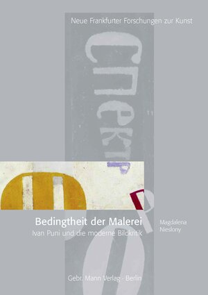 Buchcover Bedingtheit der Malerei | Magdalena Nieslony | EAN 9783786127642 | ISBN 3-7861-2764-6 | ISBN 978-3-7861-2764-2
