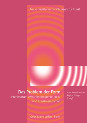 Buchcover Das Problem der Form  | EAN 9783786127710 | ISBN 3-7861-2771-9 | ISBN 978-3-7861-2771-0