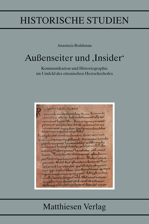 Buchcover Außenseiter und ‚Insider‘ | Anastasia Brakhman | EAN 9783786815099 | ISBN 3-7868-1509-7 | ISBN 978-3-7868-1509-9