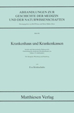 Buchcover Krankenhaus und Krankenkassen | Eva Brinkschulte | EAN 9783786840800 | ISBN 3-7868-4080-6 | ISBN 978-3-7868-4080-0