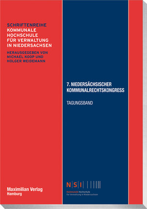 Buchcover 7. Niedersächsischer Kommunalrechtskongress  | EAN 9783786911494 | ISBN 3-7869-1149-5 | ISBN 978-3-7869-1149-4