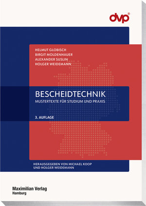 Buchcover Bescheidtechnik | Helmut Globisch | EAN 9783786914402 | ISBN 3-7869-1440-0 | ISBN 978-3-7869-1440-2
