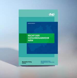 Buchcover Recht der Gefahrenabwehr NRW | Guido Rupsch | EAN 9783786914501 | ISBN 3-7869-1450-8 | ISBN 978-3-7869-1450-1