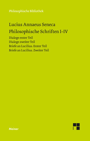 Buchcover Philosophische Schriften | Seneca | EAN 9783787311293 | ISBN 3-7873-1129-7 | ISBN 978-3-7873-1129-3