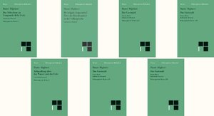 Buchcover Philosophische Werke | Dante Alighieri | EAN 9783787318582 | ISBN 3-7873-1858-5 | ISBN 978-3-7873-1858-2