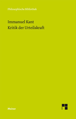 Buchcover Kritik der Urteilskraft | Immanuel Kant | EAN 9783787319480 | ISBN 3-7873-1948-4 | ISBN 978-3-7873-1948-0