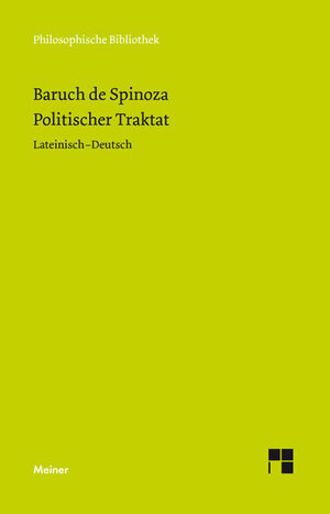 Buchcover Politischer Traktat | Baruch de Spinoza | EAN 9783787319602 | ISBN 3-7873-1960-3 | ISBN 978-3-7873-1960-2