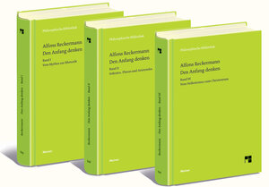 Buchcover Den Anfang denken | Alfons Reckermann | EAN 9783787321506 | ISBN 3-7873-2150-0 | ISBN 978-3-7873-2150-6
