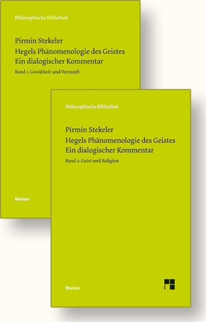 Buchcover Hegels Phänomenologie des Geistes. Ein dialogischer Kommentar (Band 1 und 2) | Pirmin Stekeler | EAN 9783787327294 | ISBN 3-7873-2729-0 | ISBN 978-3-7873-2729-4
