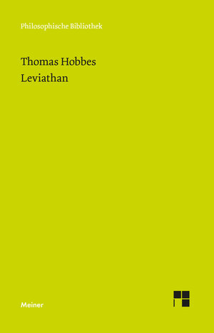 Buchcover Leviathan | Thomas Hobbes | EAN 9783787332397 | ISBN 3-7873-3239-1 | ISBN 978-3-7873-3239-7