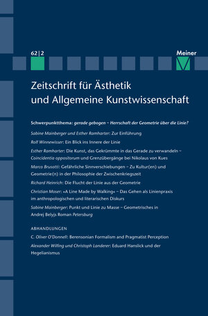 Buchcover gerade gebogen – Herrschaft der Geometrie über die Linie?  | EAN 9783787334773 | ISBN 3-7873-3477-7 | ISBN 978-3-7873-3477-3