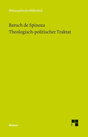 Buchcover Theologisch-politischer Traktat | Baruch de Spinoza | EAN 9783787335084 | ISBN 3-7873-3508-0 | ISBN 978-3-7873-3508-4