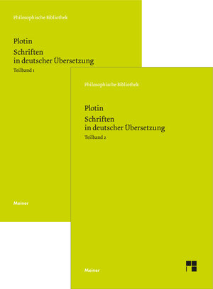 Buchcover Schriften in deutscher Übersetzung | Plotin | EAN 9783787338795 | ISBN 3-7873-3879-9 | ISBN 978-3-7873-3879-5