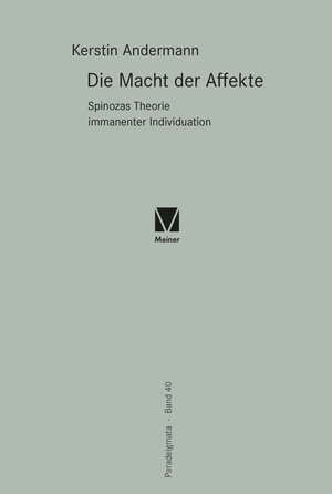 Buchcover Die Macht der Affekte | Kerstin Andermann | EAN 9783787339259 | ISBN 3-7873-3925-6 | ISBN 978-3-7873-3925-9