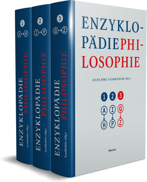 Buchcover Enzyklopädie Philosophie, 3 Bände  | EAN 9783787340798 | ISBN 3-7873-4079-3 | ISBN 978-3-7873-4079-8