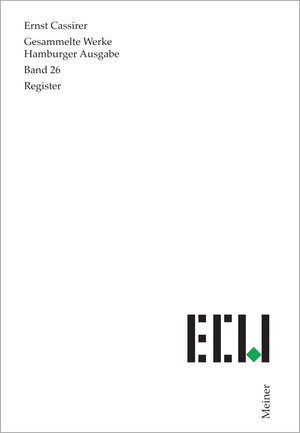 Buchcover Register | Ernst Cassirer | EAN 9783787344758 | ISBN 3-7873-4475-6 | ISBN 978-3-7873-4475-8