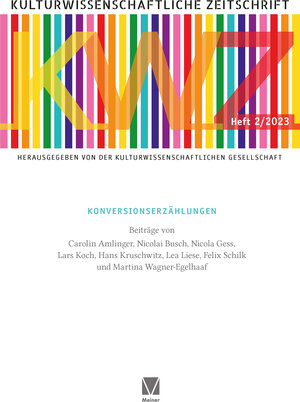 Buchcover Konversionserzählungen  | EAN 9783787346554 | ISBN 3-7873-4655-4 | ISBN 978-3-7873-4655-4