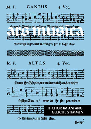 Ars musica. Ein Musikwerk für Höhere Schulen: Ars Musica: Chor im Anfang (gleiche Stimmen). Band 3. Chor.: Chor im Anfang. Leichte Chorsätze für gleiche Stimmen. Ein Musikwerk für höhere Schulen: BD 3