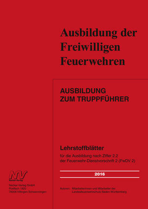 Buchcover Ebook Ausbildung zum Truppführer Baden-Württemberg  | EAN 9783788319595 | ISBN 3-7883-1959-3 | ISBN 978-3-7883-1959-5