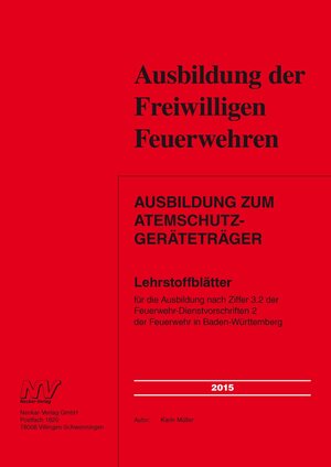 Buchcover Ausbildung zum Atemschutzgeräteträger | Karin Müller | EAN 9783788339623 | ISBN 3-7883-3962-4 | ISBN 978-3-7883-3962-3