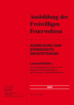 Buchcover Ausbildung zum Atemschutzgeräteträger | Karin Müller | EAN 9783788339685 | ISBN 3-7883-3968-3 | ISBN 978-3-7883-3968-5