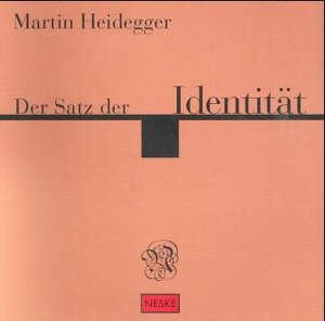 Buchcover Der Satz der Identität | Martin Heidegger | EAN 9783788505172 | ISBN 3-7885-0517-6 | ISBN 978-3-7885-0517-2