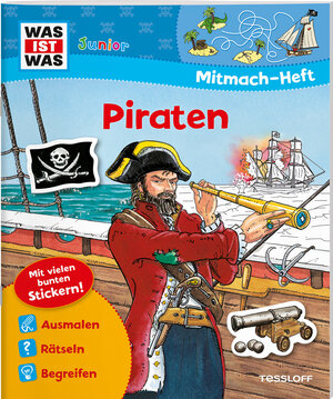 Buchcover WAS IST WAS Junior Mitmach-Heft Piraten | Tatjana Marti | EAN 9783788619961 | ISBN 3-7886-1996-1 | ISBN 978-3-7886-1996-1