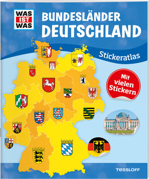 Buchcover WAS IST WAS Stickeratlas Bundesländer Deutschland | Lisa Hebler | EAN 9783788621568 | ISBN 3-7886-2156-7 | ISBN 978-3-7886-2156-8