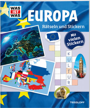 Buchcover WAS IST WAS Rätseln und Stickern: Europa | Anja Kunze | EAN 9783788621650 | ISBN 3-7886-2165-6 | ISBN 978-3-7886-2165-0