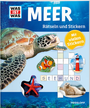 Buchcover WAS IST WAS Rätseln und Stickern: Meer | Lisa Hebler | EAN 9783788621711 | ISBN 3-7886-2171-0 | ISBN 978-3-7886-2171-1