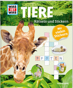 Buchcover WAS IST WAS Rätseln und Stickern: Tiere | Lorena Lehnert | EAN 9783788621766 | ISBN 3-7886-2176-1 | ISBN 978-3-7886-2176-6