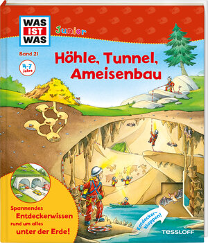 Buchcover WAS IST WAS Junior Band 21. Höhle, Tunnel, Ameisenbau | Dr. Heike Herrmann | EAN 9783788622183 | ISBN 3-7886-2218-0 | ISBN 978-3-7886-2218-3